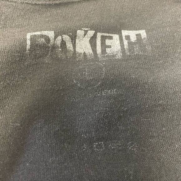 Bokeh Mens Large Wasting Away Cheshire Goblin Face Long Sleeve PolyCotton Tee - Picture 5 of 5